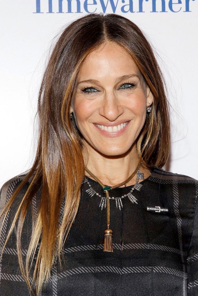 Le Fashion Hair Inspiration Sarah Jessica Parker With Long Glossy